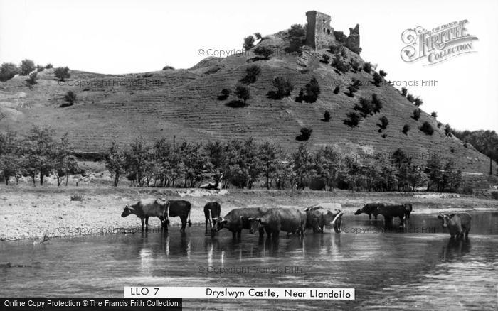 Photo of Llandeilo, Dryslwyn Castle c.1955