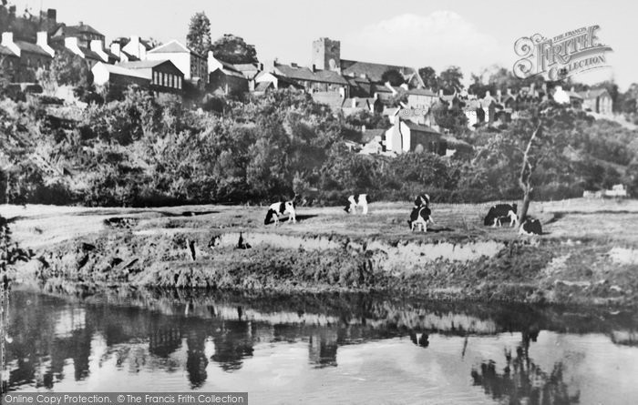 Photo of Llandeilo, From The River c.1955