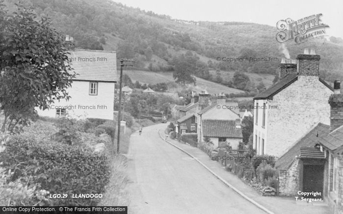 Photo of Llandogo, c.1955