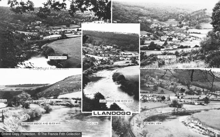 Photo of Llandogo, Composite c.1960