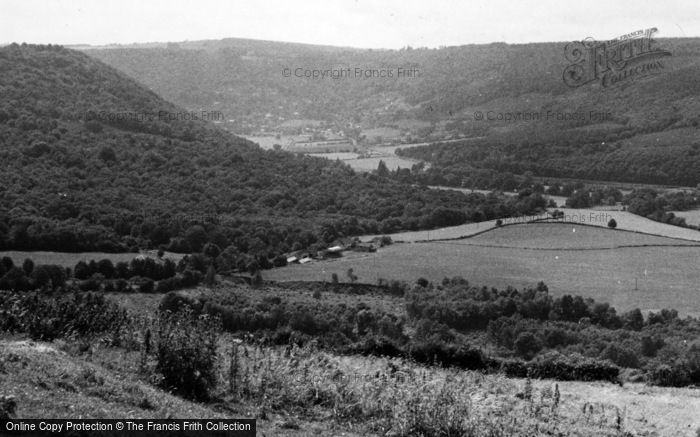 Photo of Llandogo, From Tylthams Tump c.1955