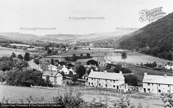 Photo of Llandogo, General View c.1955