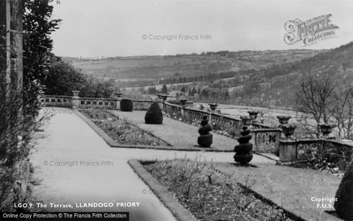 Photo of Llandogo, The Priory Terrace c.1955