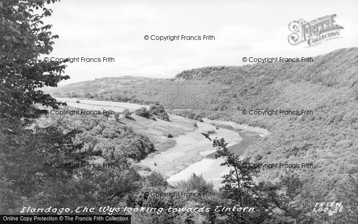 Photo of Llandogo, The Wye Looking Towards Tintern c.1955