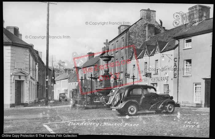 Photo of Llandovery, Market Place c.1955