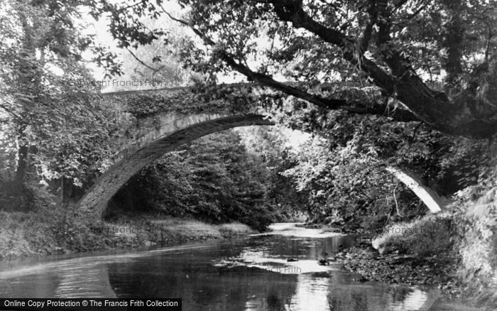 Photo of Llandovery, Pontnewydd Bridge c.1960