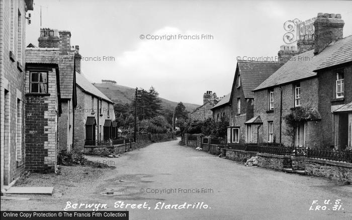 Photo of Llandrillo, Berwyn Street c.1955