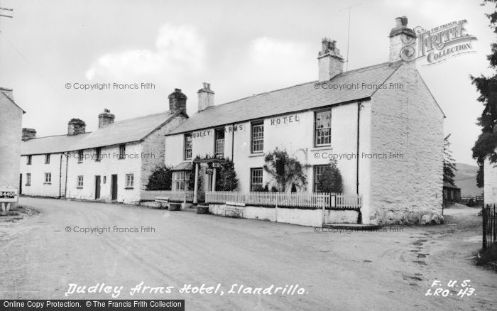 Photo of Llandrillo, Dudley Arms Hotel c.1955