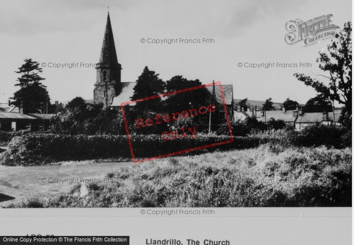 Photo of Llandrillo, St Trillo's Church c.1955