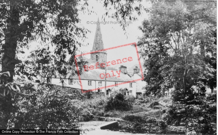 Photo of Llandrillo, The Falls And St Trillo's Church c.1955