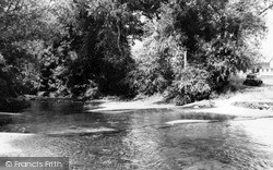 The River Ceidiog c.1960, Llandrillo