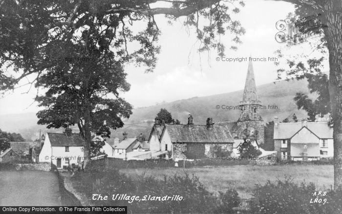 Photo of Llandrillo, The Village c.1950