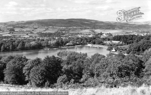 Photo of Llandrindod Wells, The Lake From The Golf Links c.1958