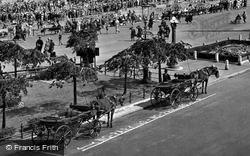 Carriages On The Promenade c.1933, Llandudno