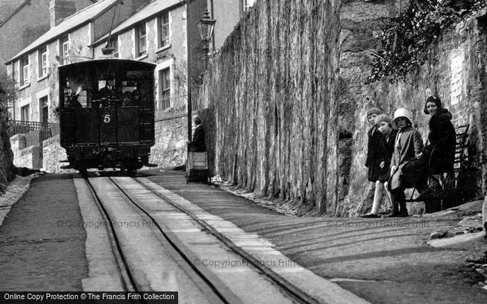 Photo of Llandudno, Children By The Tram Track c.1935