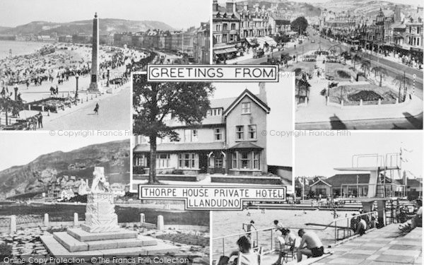 Photo of Llandudno, Composite c.1955