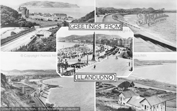 Photo of Llandudno, Composite c.1955