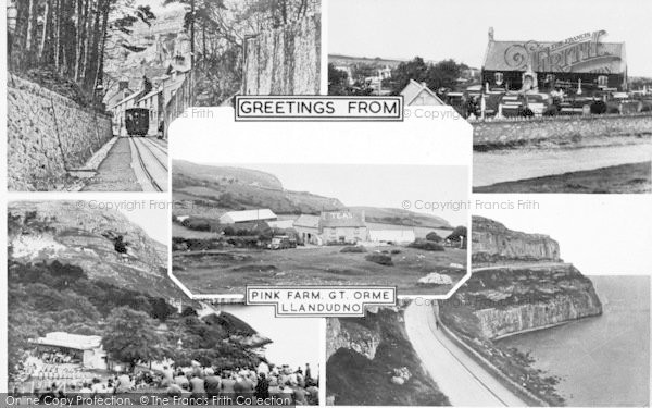 Photo of Llandudno, Composite c.1955