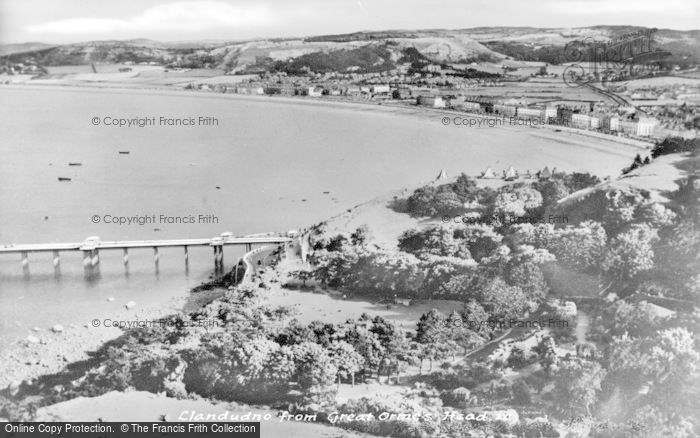 Photo of Llandudno, From Great Orme Head c.1946