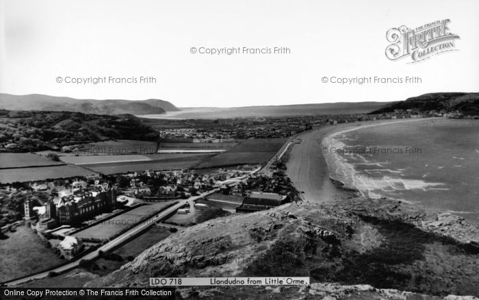 Photo of Llandudno, From Little Orme c.1960