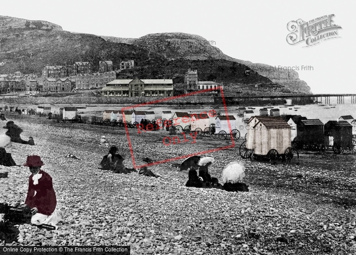 Photo of Llandudno, From The Bathing Ground c.1870