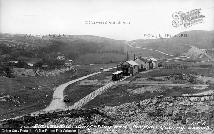 Photo of Llandudno, Half Way And Pwyllau Quarry c.1935