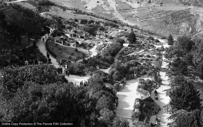 Photo of Llandudno, Happy Valley Gardens c.1933