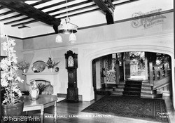 Entrance Hall, Marle Hall c.1950, Llandudno Junction