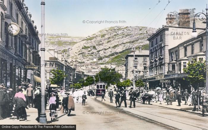 Photo of Llandudno, Mostyn Street 1908