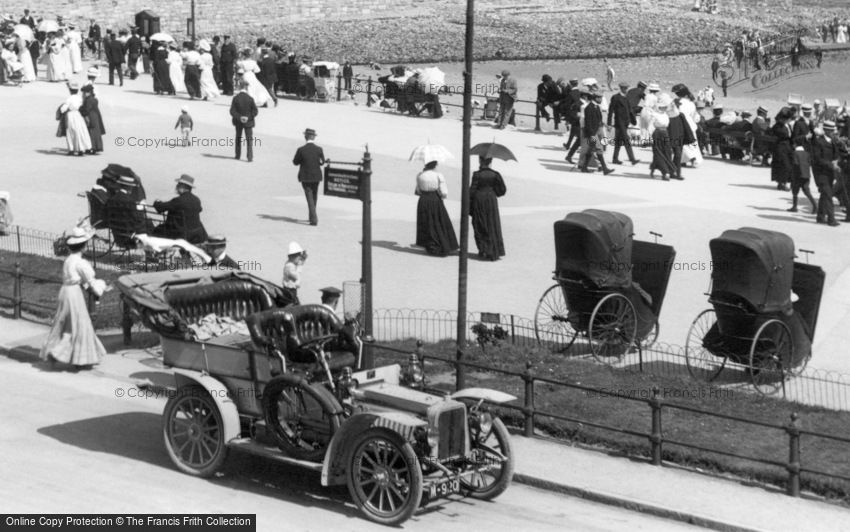 Llandudno, Motor Car, Parade 1908