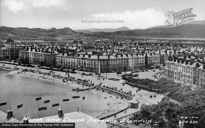 Photo of Llandudno, North And South Parades c.1955