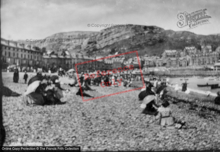 Photo of Llandudno, On The Beach 1890