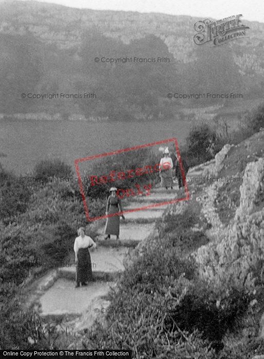Photo of Llandudno, On The Steps In Happy Valley 1913