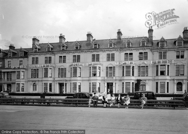 Photo of Llandudno, Ormescliffe Hotel c.1950
