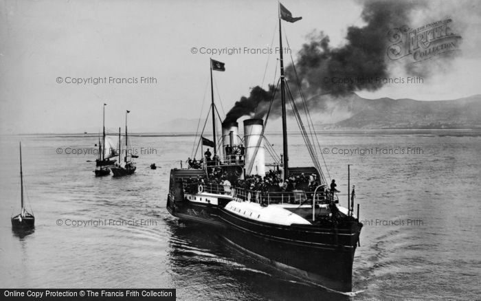 Photo of Llandudno, Paddle Steamer c.1910