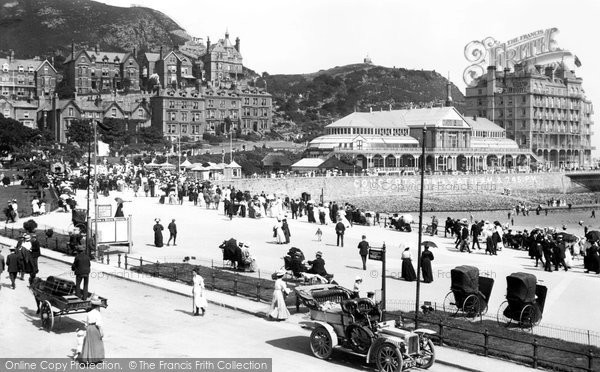 Photo of Llandudno, Parade 1908