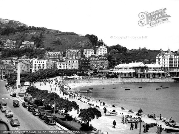 Photo of Llandudno, Promenade c.1955