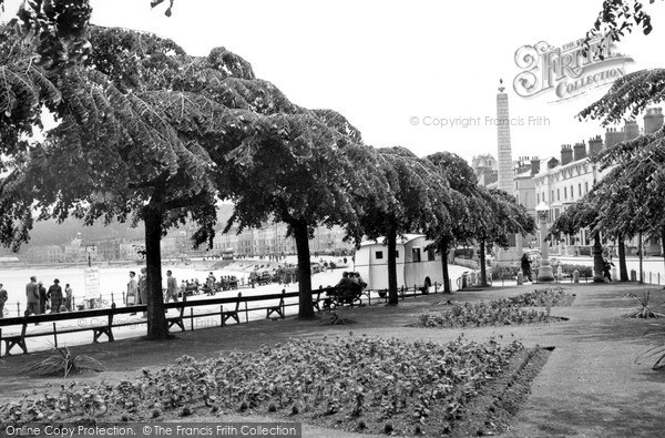 Photo of Llandudno, Promenade Gardens c.1960