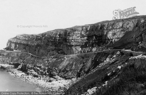 Photo of Llandudno, Rock Strata, Marine Drive 1890