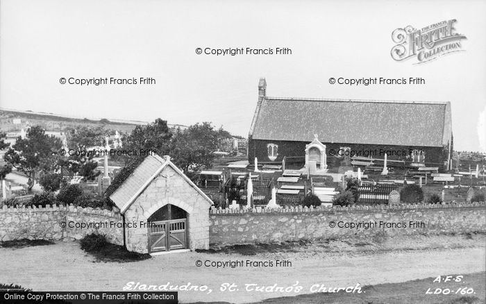 Photo of Llandudno, St Tudno's Church c.1930