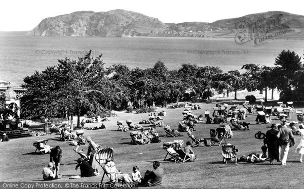 Photo of Llandudno, The Bay From Happy Valley c.1933