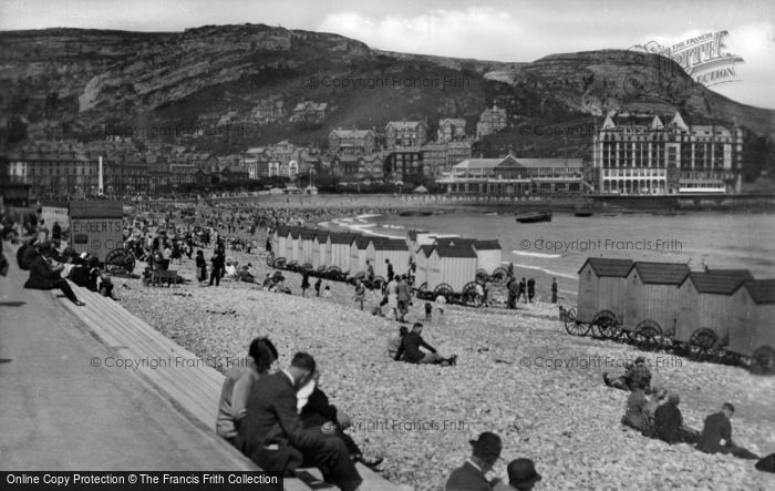 Photo of Llandudno, The Beach And Pavilion c.1946