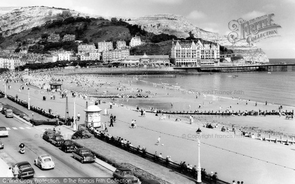 Photo of Llandudno, The Beach And Promenade c.1960