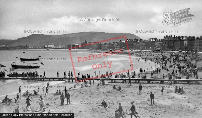 Photo of Llandudno, The Beach c.1930