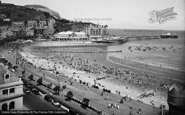 Photo of Llandudno, The Beach c.1933