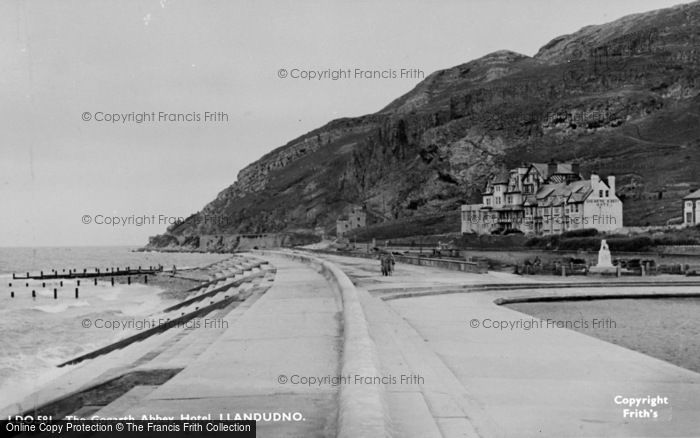 Photo of Llandudno, The Gogarth Abbey Hotel c.1955