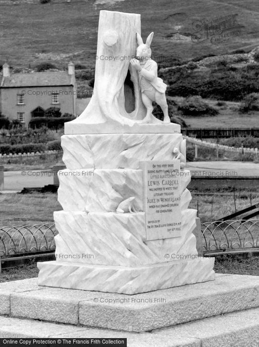 Photo of Llandudno, The Lewis Carroll Monument c.1960