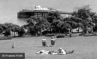 The Pier From Happy Valley c.1960, Llandudno