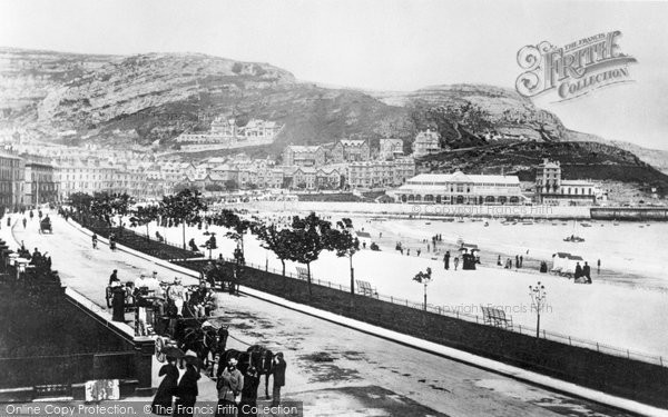 Photo of Llandudno, The Promenade 1898