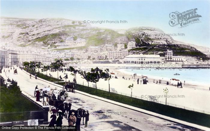Photo of Llandudno, The Promenade 1898